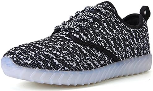 Sweeting 7 Colors LED Luminous Unisex Sneakers Men & Women USB Charging Light Colorful Glowing Leisure Shoes Sprot Shoes ST32B-39