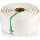 Flyrivergo 3/4" x 1640'(500m) Woven Cord Strapping Roll, 2500lbs | 2500lbs Break Strength, Heavy Duty Banding Pallet Strapping (1 Roll) (2500lbs)