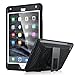 ULAK iPad Mini 4 Case, Hybrid Full-Body Protective Stand Case with Built-in Screen Protector & Kickstand for Apple iPad Mini 4 (2015 Release) (Black)