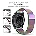 MoKo Gear S3 Watch Band, Milanese Loop Stainless Steel Mesh Smart Watch Strap for Samsung Gear S3 Frontier / S3 Classic/Galaxy Watch 46mm / Moto 360 2nd 46mm Smartwatch, Colorful