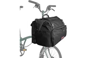 TWTOPSE Bicycle Backpack Bag For Brompton Folding Bike, Roll Top Multifunctional Large Bags Fit Laptop Bottle With Rain Cover