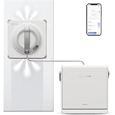 ECOVACS WINBOT W2S PRO Omni Robotic Window Cleaner with Portable Station | TruEdge 2.0, 10,000 Pa Suction, WIN-SLAM 4.0 Navigation, 68 dB, Six Modes for Frameless and Tilted Glass