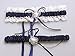 Merya Dress Lace Wedding Garters for Bride Pearl Stretch Prom Garter with Toss Away Navy