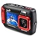 Ivation 20MP Underwater Waterproof Shockproof Digital Camera & Video Camera w/Dual Full-Color LCD Displays – Fully Submersible Up to 10 Feet (Red)