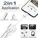 Headphone Adaptor for iPhone Adapter 3.5mm Jack Dongle Earphone Connector Convertor AUX Audio Headset Accessories Cable Audio Splitter Compatible for iPhone X XS XS Max 8/8Plus Support iOS 11 or Later