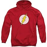 DC Comics Flash Logo Mens Pullover Hoodie