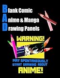 Blank Comic Anime & Manga Drawing Panels: 120 pages, 8.5 x 11 blank drawing panels and mixed 5 & 7 b by 