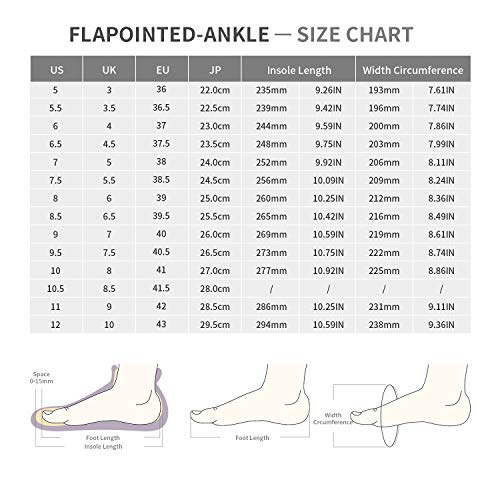 51VoWmPAQRL DREAM PAIRS Flapointed Bailarinas con Punta Cerrada para Mujer DREAM PAIRS Flapointed Bailarinas con Punta Cerrada para Mujer - Imagen 3