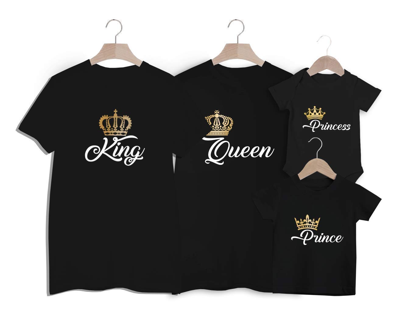 ROYAL family king queen prince princess babygrow and adult tshirts