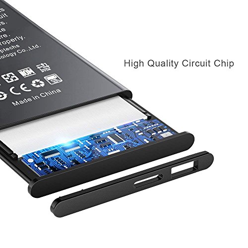 LONGLIFE 2750mAh Battery Compatible with iPhone 6s Plus, Replacement Battery with Full Set of Repair Kit Tool, Adhesive Strips, Li-Polymer, 3.8V (Batería de repuesto)