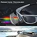 TOREGE Polarized Sports Sunglasses For Man Women Cycling Running Fishing Golf TR90 Unbreakable Frame TR011 (Gray&Gray lens)