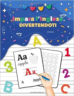 Libro Da Colorare Bambini 6 Anni Inglese Libretti Da Colorare Per Bambini Da 5 A 7 Anni Gioco Coloro E Imparo Con Numeri Lettere E Animali E Impara Per