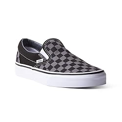 Vans Men's Trainers, Black Pewter Checkerboard, 6 us