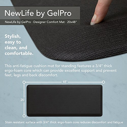 NewLife by GelPro AntiFatigue Designer Comfort Kitchen Floor Mat, 20
