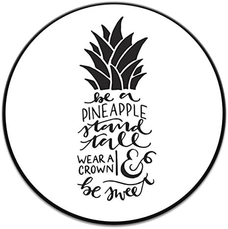 Unique Expanding Stand Pop Up Grip Mount Holder Sockets for iPhone 8, iPhone X, Note 8, Smartphones and Tablets - Black Pineapple Black
