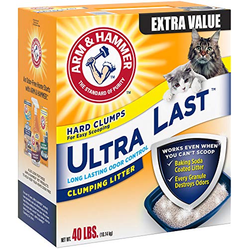 Arm & Hammer Ultra Last Clumping Cat Litter 40lb Pricepulse