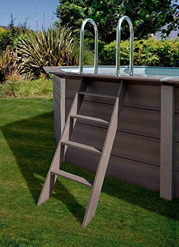 Gre KPCOR60 Rechteckiger Pool Composite 606 x 326 x 124 cm, mit Filtration 6 m3/h, Metallkeil – Bild 4