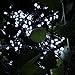 LightsEtc 39 Feet 100 LED White Solar String Lights LED Fairy Lights Party Decoration