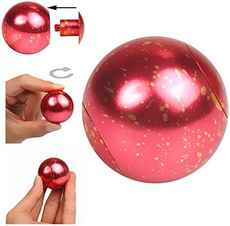 JZH Chinese Health Hand Exercise Baoding Balls. (Red)