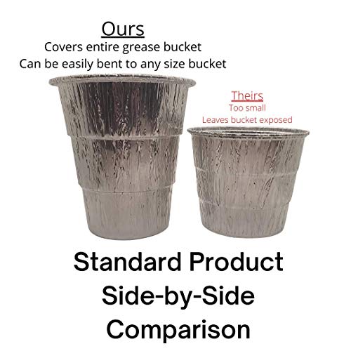 ZMG Smoker Grease Bucket Liner (Drip Bucket Liner), Compatible with