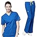 WonderWink Origins Women's 6016 Bravo Top & 5026 Romeo Pant Scrub Bundle