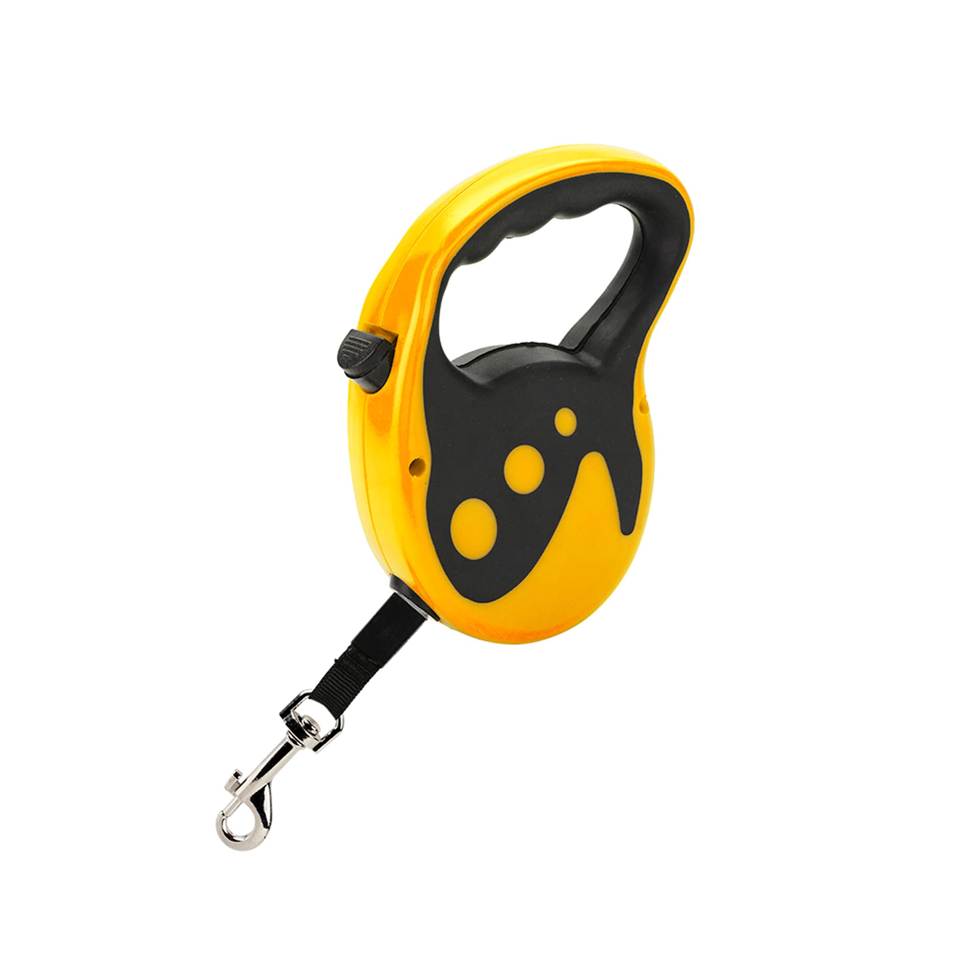 Immerse Creations 5M Retractable Dog Lead with Non Slip Handle | Strong, Extendable, Orange