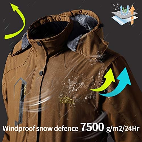Windproof winter jacket with inner heat materials and pocket, priced at $48.88.