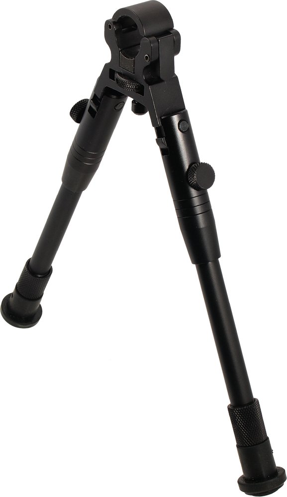 UTG Clampon Sniper Bipod, Rubber Feet, Center Height 9