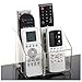 Ivosmart Clear Desktop Acrylic TV Remote Control Mobile Phone Storage Holder Organizer Caddy