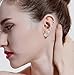 LIEBLICH Silver Round Stud Earrings Set Stainless Steel Ear Studs for Men Women 6 Pairs 3mm-8mm … (Silver)