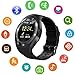 SEPVER Smart Watch SN05 Round Bluetooth Smartwatch with SIM Card Slot Compatible with Samsung LG Sony HTC Huawei Google Xiaomi Android Smart Phones for Women Men Kids Boys Girls (Black)