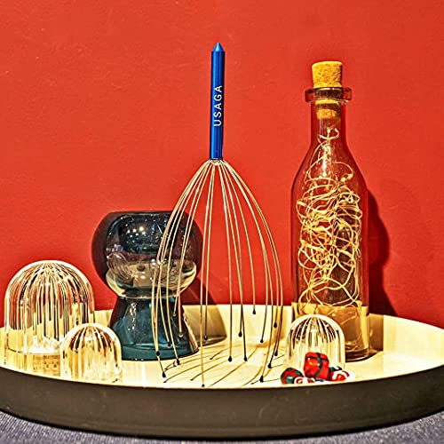 USAGA Head Scratcher, 20 Fingers Head Massager, Scalp Massager, Head