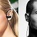 Bluetooth Headset, Sweatproof Sports Wireless Headphones In-Ear Headphone with microphone (7 Hours Play Time) (Black)