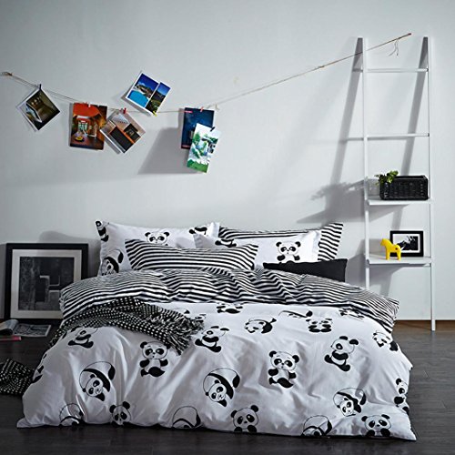 CELO Cotton panda Duvet Cover Simple active printing bed linings 4