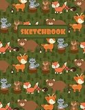 SKETCHBOOK: LARGE ANIMAL SKETCHBOOK TO DRAW IN. LARGE JOURNAL NOTEBOOK. 100 BLANK PAGES PERFECT FOR by 