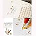 20PCS (5 Sets) Chair Socks Fancy Table Leg Pads with Cute Cat Paws Design, Reliable Furniture and Floor Protector, 4 Different Patterns + 1 Selectable Pattern - Pack of 20 Socks (Lovely Cat Stickers)