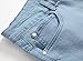 Men's Light Blue Skinny Jeans Stretch Washed Slim Fit Straight Pencil Pants, 28