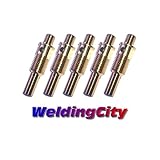 WeldingCity 5-pk Gas Diffuser 52FN for Lincoln Magnum 200-400 Tweco No.2-No.4 MIG Welding Guns
