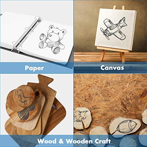 image for Carbon Paper, Anezus 100 Sheets Graphite Paper Carbon Paper Graphite T