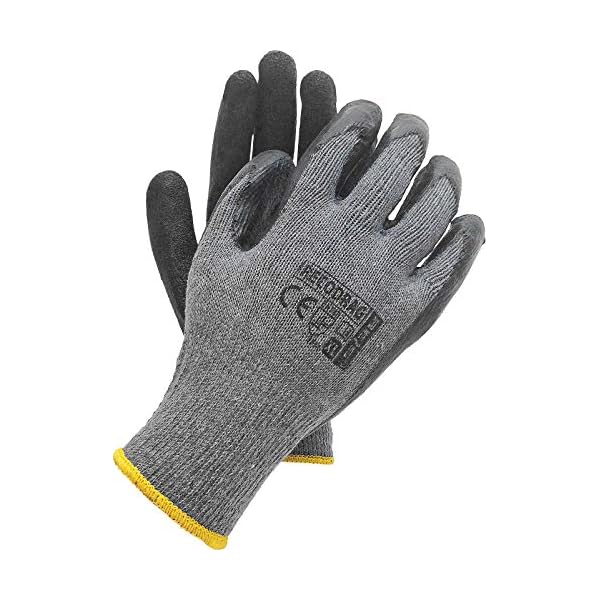 Reis 12 paar Arbeitshandschuhe Gr. 10 Latexbeschichtung Handschuhe Montagehandschuhe