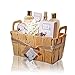 Mothers day gifts, Relaxing Spa Gift Baskets for Women, Luxury French Vanilla 8 pc At Home Spa Set, Best Bath and Body Gift Ideas from Daughter, Great Pampering, Wedding, Anniversary, Condolence