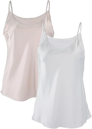 cream satin camisole