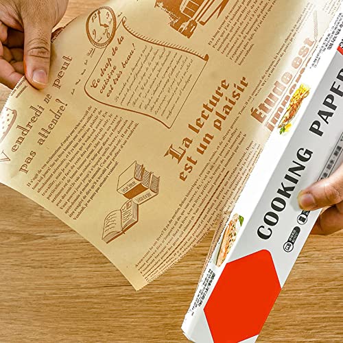 Parchment Baking Paper Roll, High Temperature Resistant Nonstick