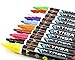 10 Premium KYNSA Chalk Markers + 40 FREE Chalkboard Labels, Reversible Tip Chalk Pens For Chalkboards, LED Board, Contact Paper, Whiteboard, Blackboard | Chalk Stickers For Labeling and Organizing