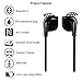 Pulseaudio Sports Noise Cancelling Wireless Bluetooth Headphones with Advanced Electro Acoustic Technology - High-grade Silicone materials - Sweat proof rating of IPX4 - Midnight Black