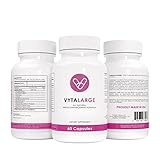 Vytalarge Made in USA Natural Breast Enhancement Pills- Lifted, Firmer Breasts, Sexy Curves, & Youthful Bust.