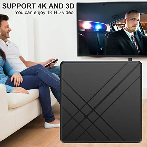 LUHUN Voor Android 9.0 TV Box 4GB RAM 32GB ROM Smart TV Set Top Box voor Android 9.0 ondersteuning Skype video-gaming… - Afbeelding 6