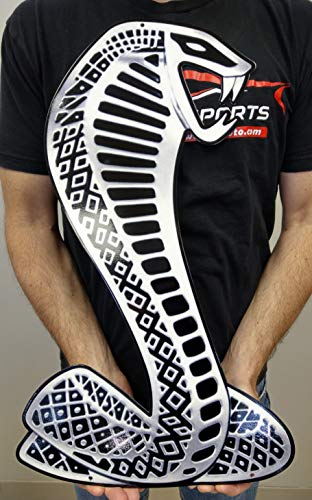 ZIC Motorsports Ford Mustang Cobra Large Heavy Duty Metal Garage Wall Sign - 23