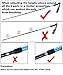 Ohuhu 22 Inch To 56 Inch Retractable Anti Shock Trekking Poles / Hiking Poles / Walking Sticks, 2-Pack (22-56'')