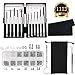 SUBANG 1113 Pieces Eyeglasses Repair Kit Inclund 1100 Pcs Small Screws and Nose Pads Set,11 Pcs Screwdrivers, Glasses Bag, Glasses Cloth for Sunglasses and Watch Repair